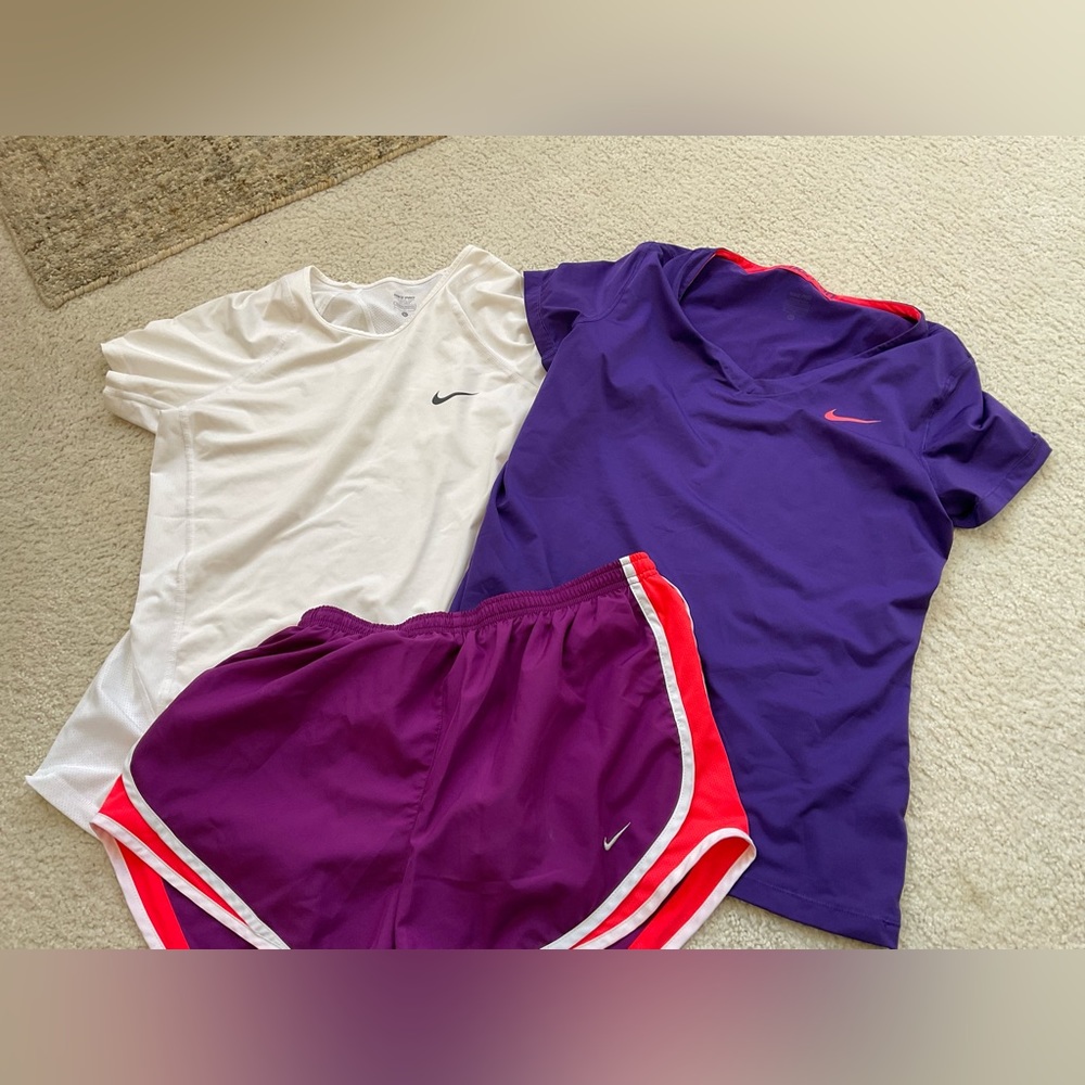 Nike shirts and shorts